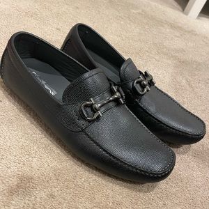 Salvatore Ferragamo Pebble Leather Loafer